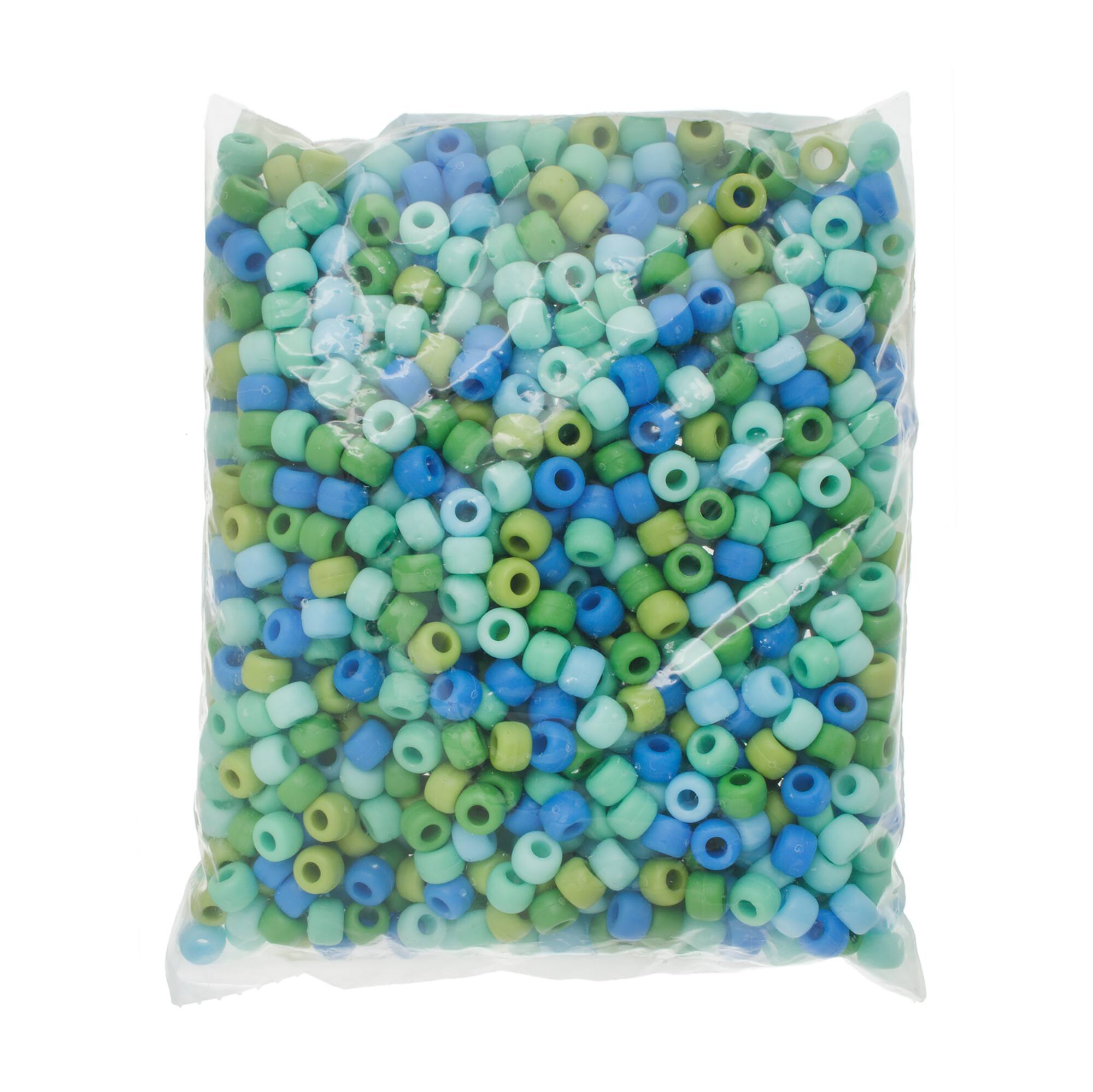 John Bead 9mm Plastic Pony Beads, 1,000ct